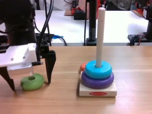 Matched physical ring-stacking recording